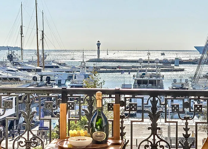 Daire Deluxe Seaview Balcony - 2 Min Palais & *