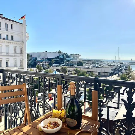 Deluxe Seaview Balcony - 2 Min Palais & דירה *