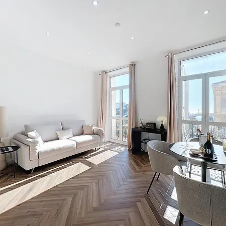 Deluxe Seaview Balcony - 2 Min Palais & Appartamento Cannes