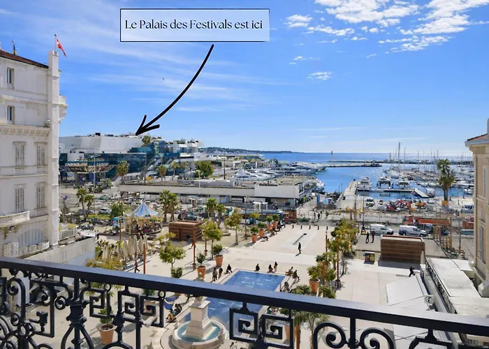 Deluxe Seaview Balcony - 2 Min Palais & * Cannes