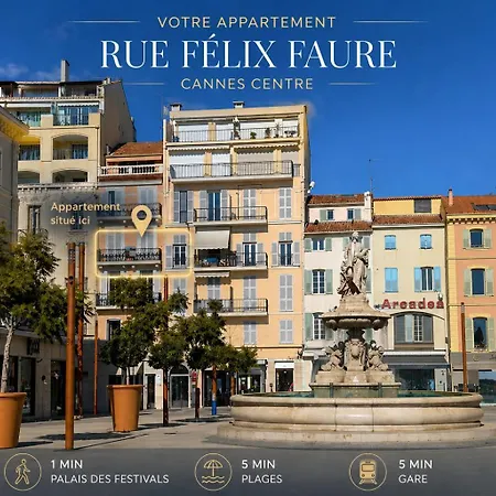 شقة Deluxe Seaview Balcony - 2 Min Palais &